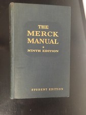 The Merck Manual Ninth Edition “student Edition” Hardcover Vintage Book