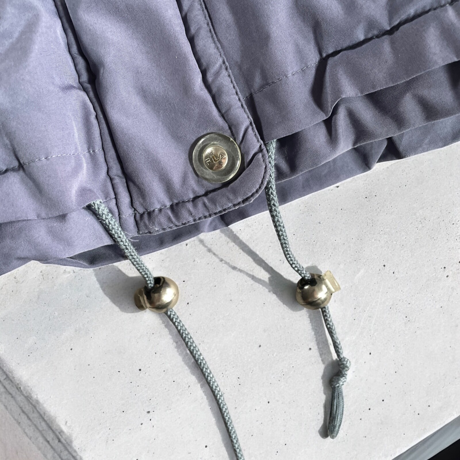 FILA Magic Line Giubbotto Giacca Scii Lilla Vintage da Uomo Piumino Taglia L