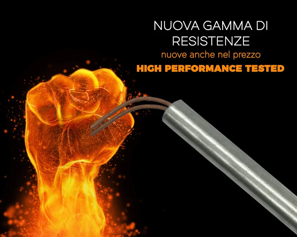 Candeletta accensione STUFA PELLET resistenza d 10 x 154 W 300 EDILKAMIN NORDICA - Immagine 2 di 2