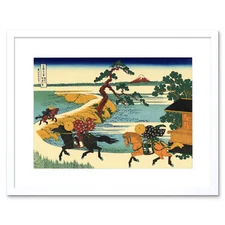 Katsushika Hokusai Thirty Six Views Of Mount Fuji Framed Wall Art Print