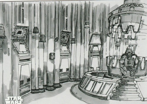 Star Wars Black White Empire Strikes Back Concept Art CA-2 CA-4 CA-6 CA-8 - Picture 4 of 5