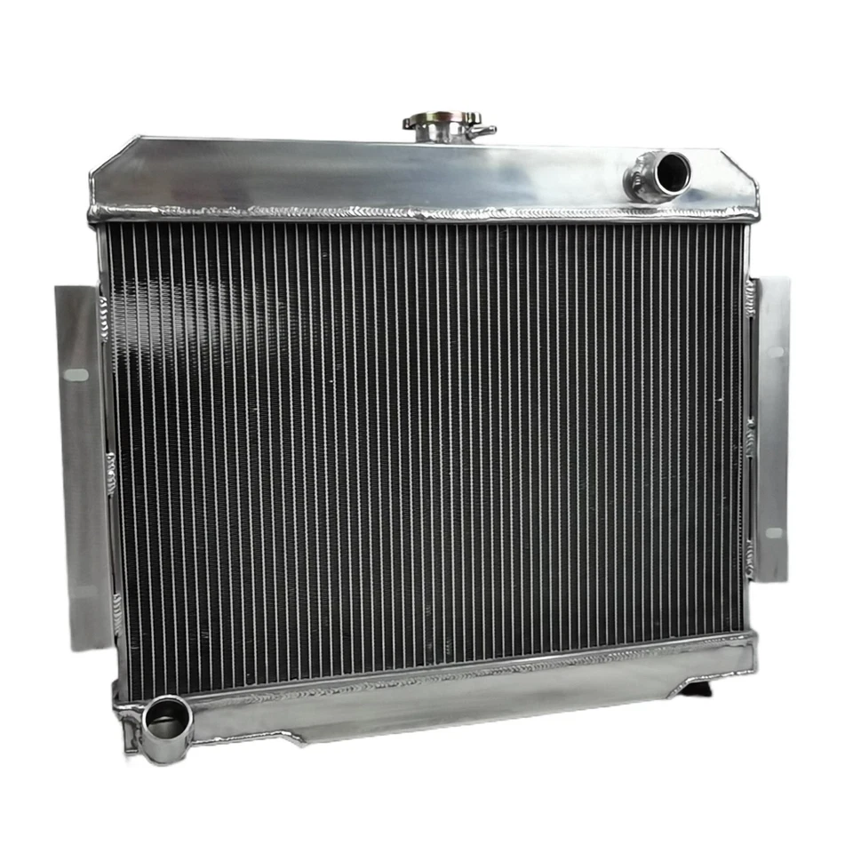 适用于吉普 CJ5 CJ6 CJ7 3 ROW 铝制收音机和风扇 1968 - 1985 69 70 71 72 73 74 — 第 3/4 张图片