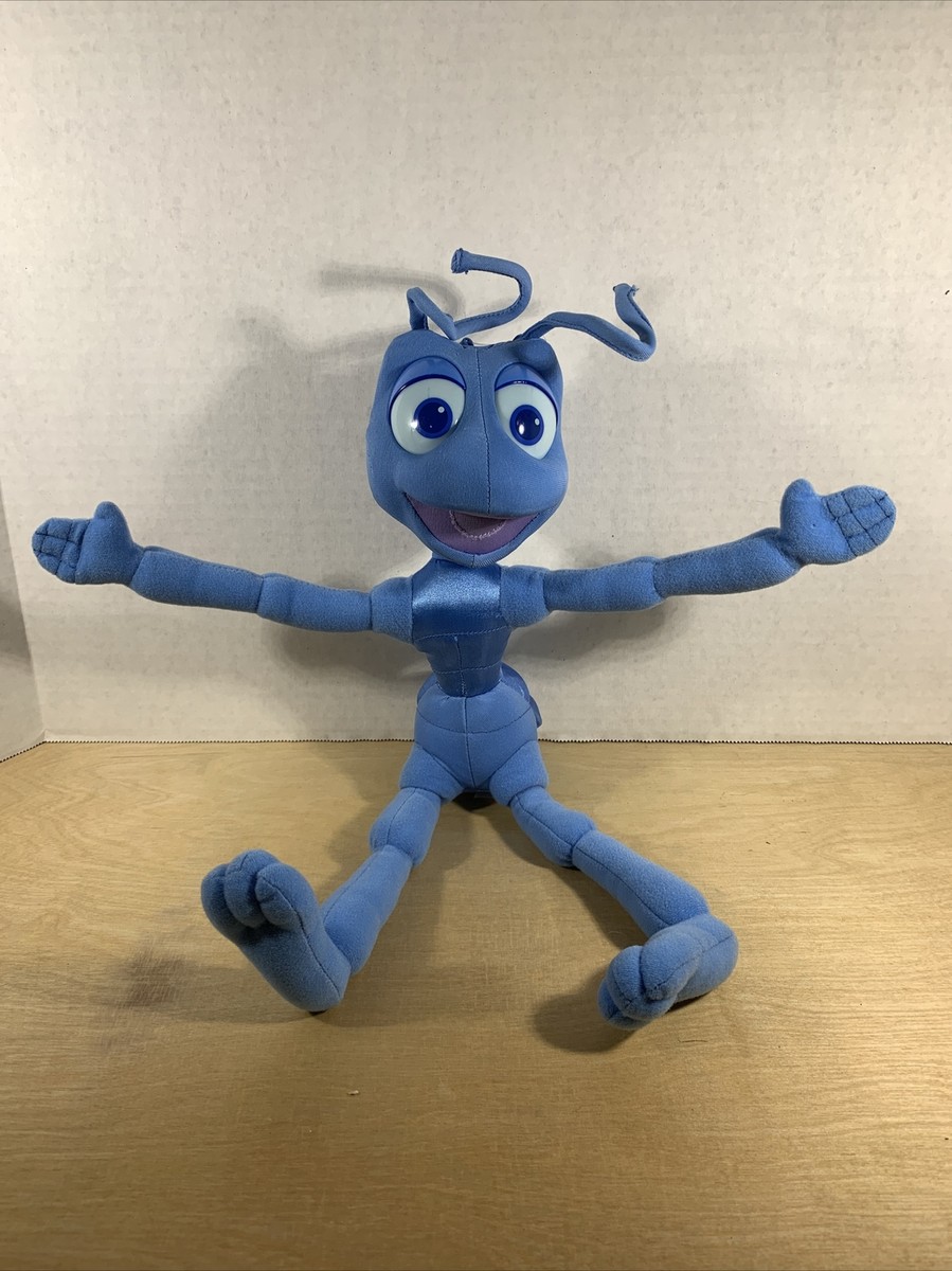 A Bug's Life Big Jumbo Flik Blue Ant Plush Arcotoys Toys Mattel Disney Pixar