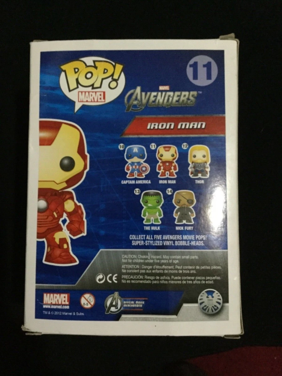 Funko POP Iron Man # 11 The Avengers RARE!!!! 海外 即決 | www