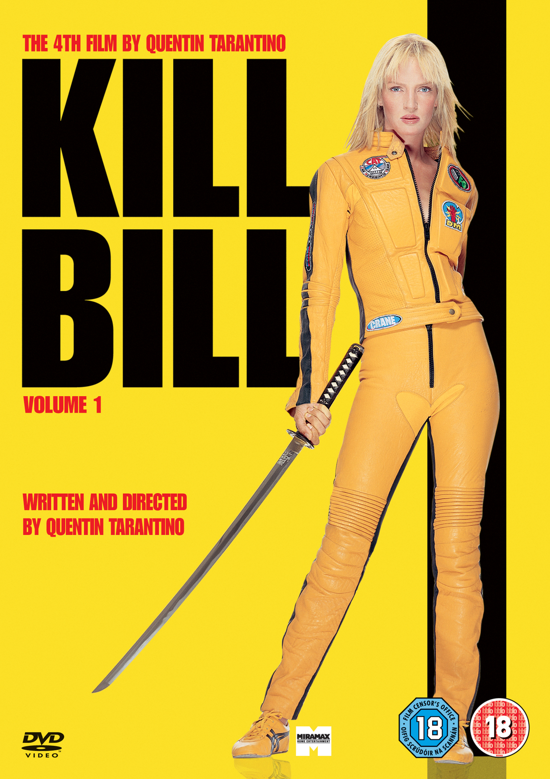 Kill Bill: Volume 1 (DVD) Uma Thurman Michael Parks Sonny Chiba Gordon Liu