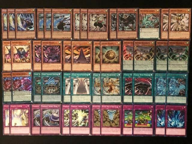 YUGIOH YOSENJU DECK- KAMA- DAIBAK- SECRET MOVE- TSUJIK- SOLEMN STRIKE NM