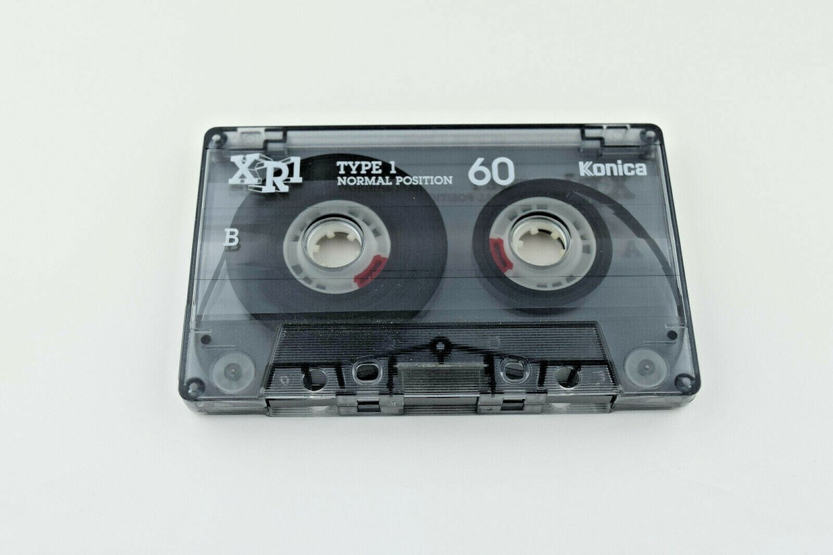 KONICA XR1-60 カセットテープ　２本 KONICA XR1-60 カセットテープ 2本 Konica XR1 MUSIC CASSETTE