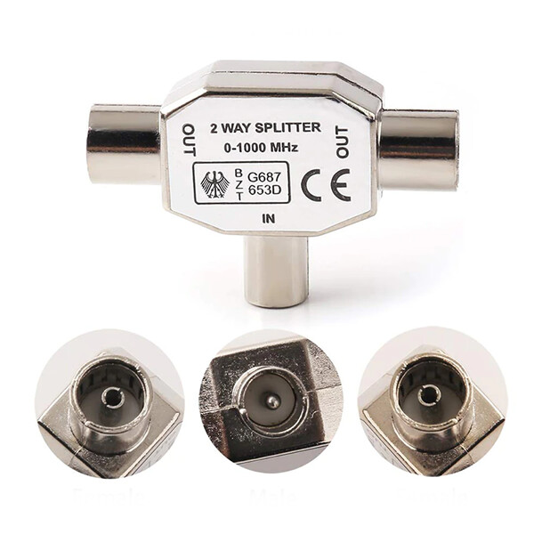 HAMA Antenna Splitter Coassiale 1-2 Per Radio - Foto 9