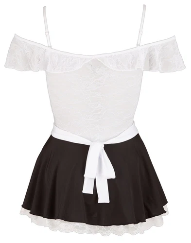 Cottelli Collection Erotic Maid - Sexy Costume da Domestica Trasparente S M L XL - Bild 6 von 8