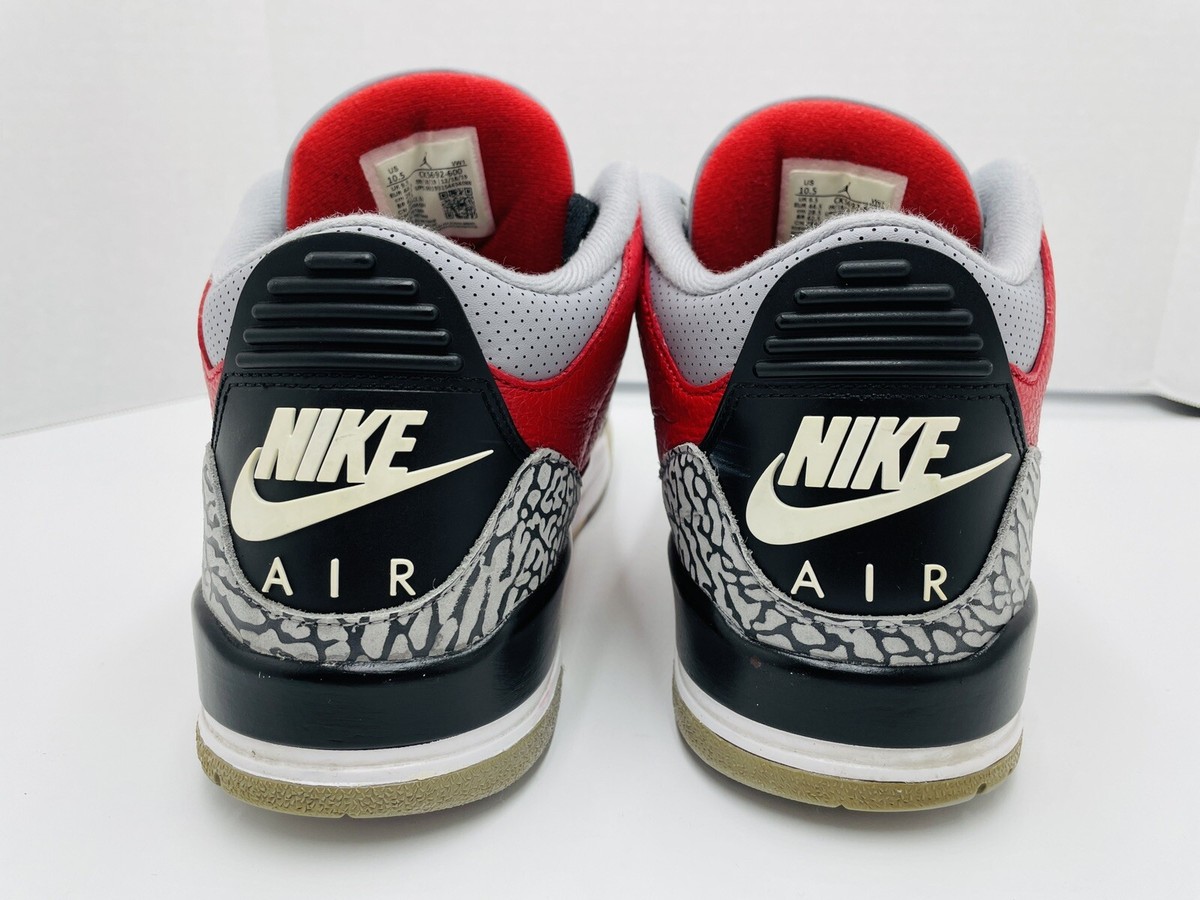 Nike Air Jordan 3 Retro Men's Size 10.5 US CK5692-600 Fire Nike Air Jordan 3 Retro Men's Size 10.5 US CK5692-600 Fire