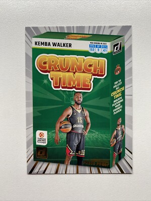 2023-24 Panini Donruss EuroLeague Crunch Time Gold Press Proof Kemba Walker 2