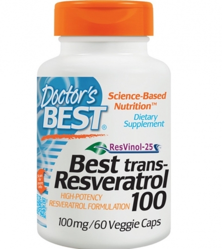 iHerb UK - Doctor's Best , Trans-Resveratrol 100, 60 Veggie Caps - Image 3