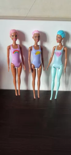 LOTTO N. 3 BARBIE COLOR REVEAL CON 2 PARRUCCHE