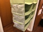 Light Green Babies R Us Collapsible Hanging Closet Organizer - Great Shape — photo 4
