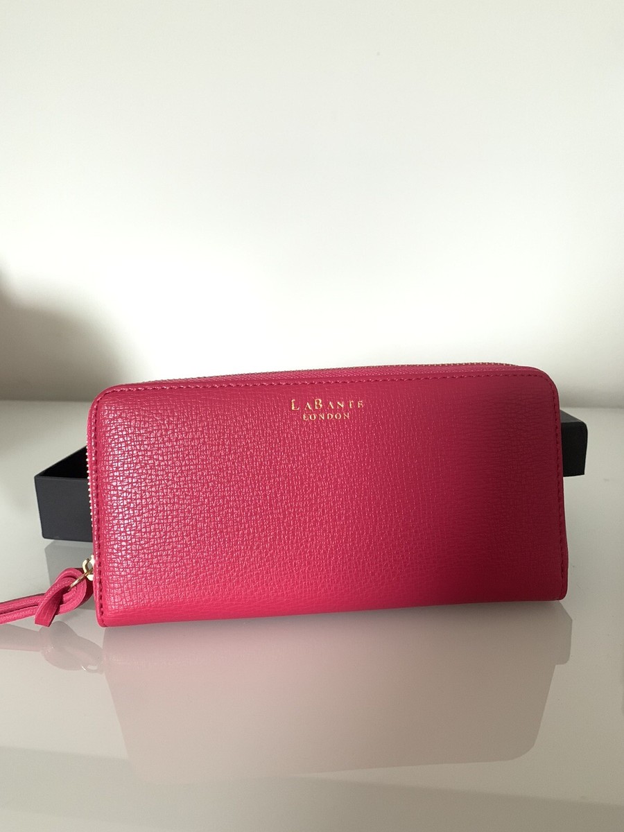 LaBante Kindness Vegan Leather Wallet For Women - Large Zippered Minimalist Wallet In Dark Grey
