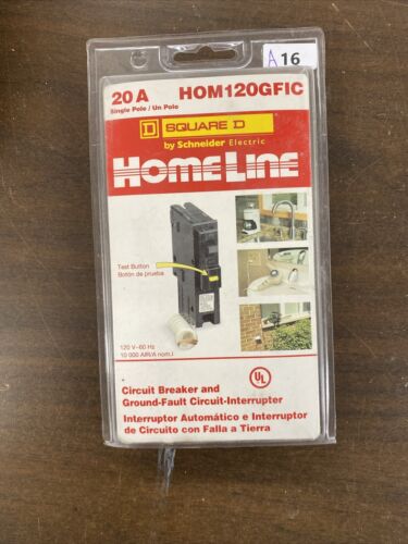 Square D HomeLine 20A einpolige Brecher HOM120GFIC. Neue, versiegelte Verpackung. - Bild 3 von 4