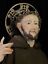 miniatura 4  - Statua San Francesco D’Assisi 55 Cm Santo Vestito Arte Sacra 