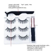 New 6 pairs magnetic eyelashes kit