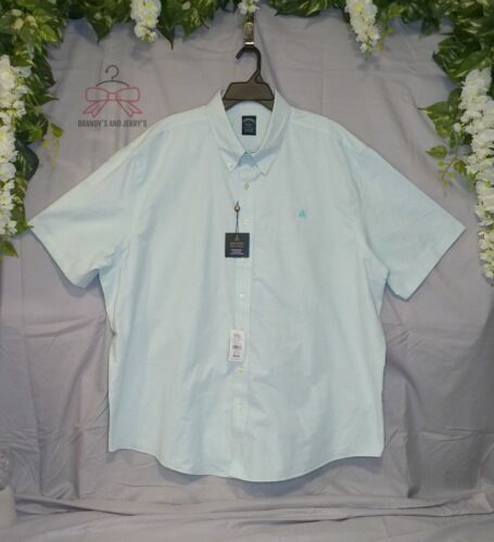 Men's Billabong Short Sleeve Button Up Casual Shirt Light Green Size 2XL