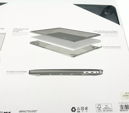 Tech21 Pure Tint Ultra Thin Tugged Case for MacBook Pro 15" (2016-19) - CARBON - Picture 3 of 9