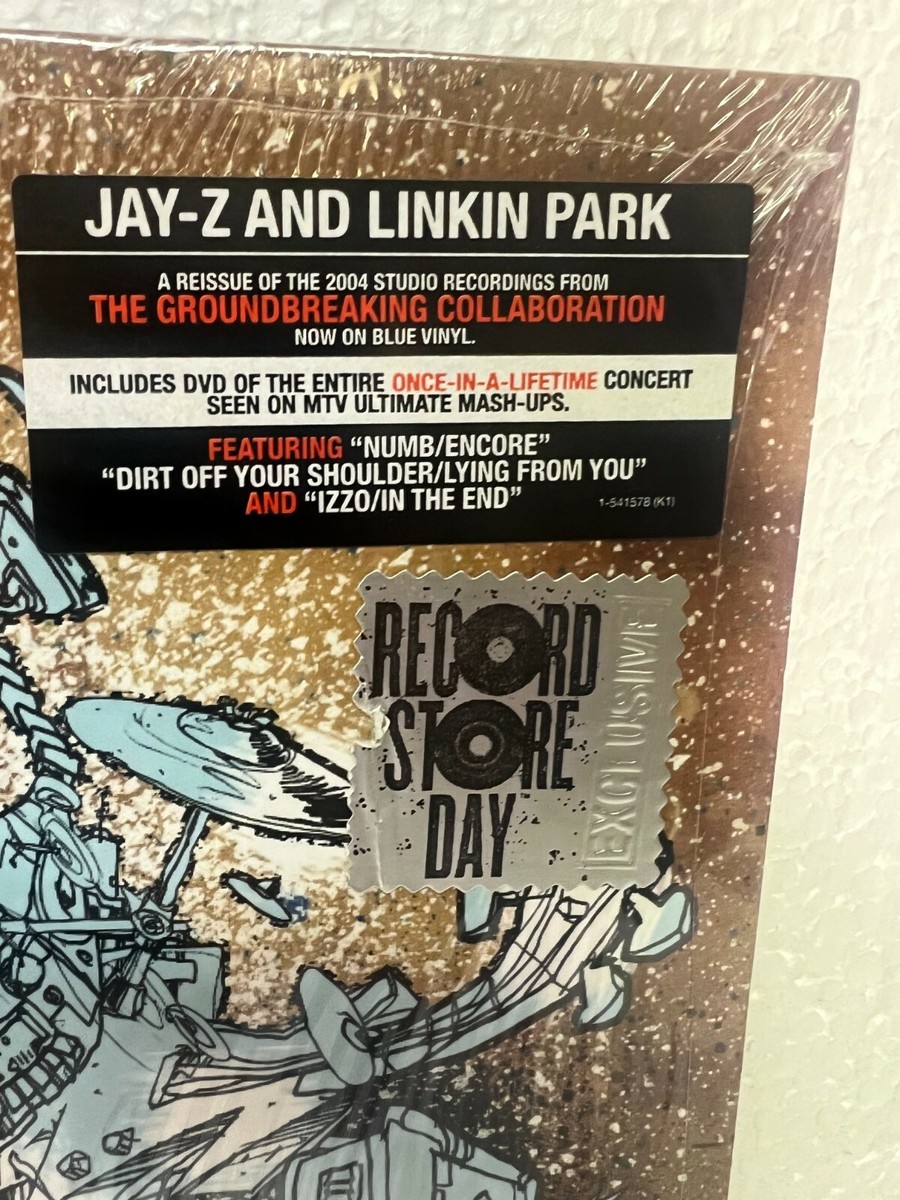 Jay-Z Linkin Park Collision Course Blue Vinyl + DVD 2014 Record