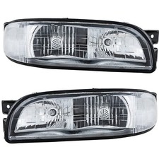 Headlight Assembly Set , Bulb Corner Light Fo...
