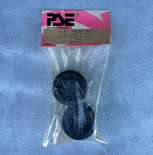 Parma PSE RC 1:10 GREEN DOT 2.4in Rear Black Wheels w/2in Wide Foam #83122 NEW
