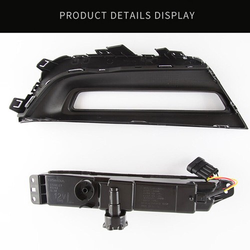 3 Colors DRL LED Daytime Running Light Fog Lamps For Honda CR-V CRV 2017-2019 - Picture 5 of 8