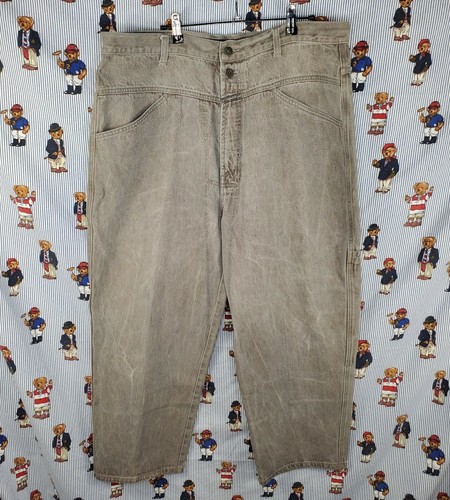 Marithe Francois Girbaud Brand X Charcoal Jeans Denim Straight Leg Größe 40 × 28 - Bild 2 von 12