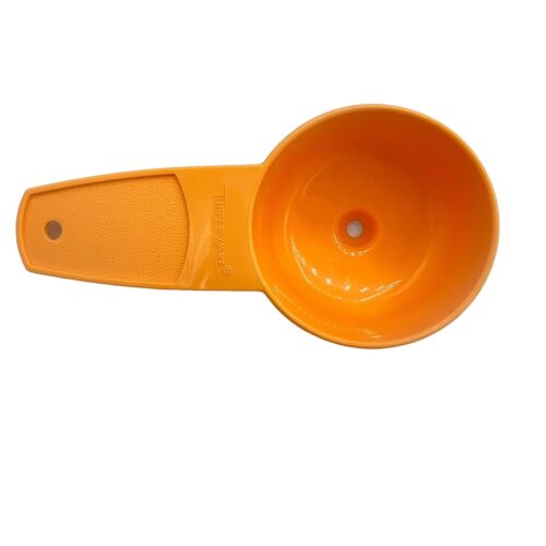 Mini embudo separador de huevos naranja Tupperware #877-4 vintage - Imagen 2 de 10