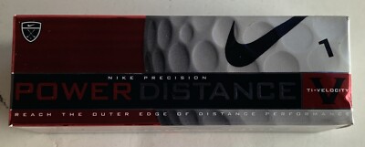 NOS NIKE PRECISION PD POWER DISTANCE LONG GOLF BALLS 3 BALLS 1 SLEEVE