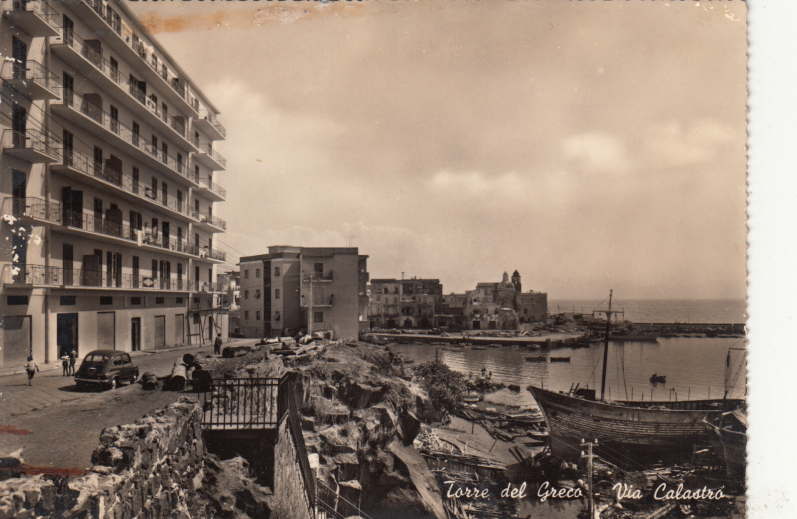 FG00565 - TORRE DEL GRECO NAPOLI - VIA CALASTRO NON VIAGGIATA