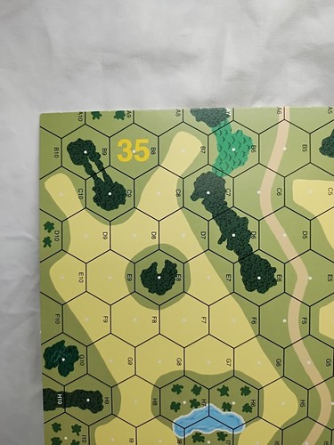 Multiman ASL Cardstock Board #35 Wargaming Hex Map - Picture 2 of 4