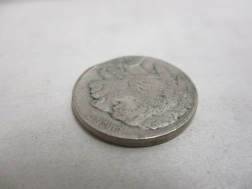 Error 1937 United States Buffalo Nickel Vintage US Coin Clipped Planchet - Imagen 4 de 8