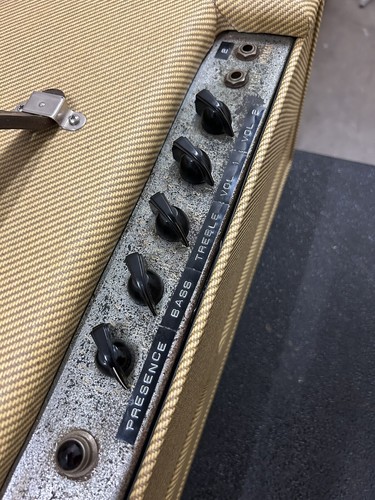 1955 Fender Bassman Dual Rectifier Model 5D6-A Amp Head Vintage - Picture 5 of 24
