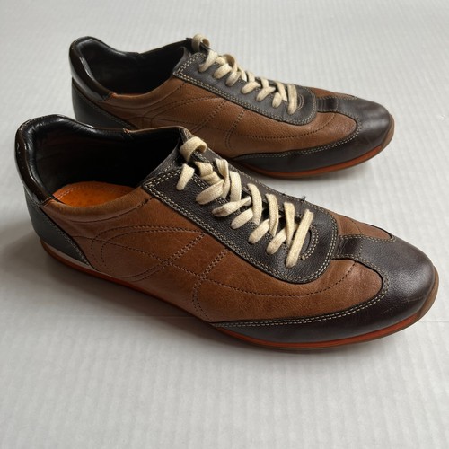 Chaussures habillées homme Cole Haan Swoosh Air baskets 10 2 tons cuir marron à lacets