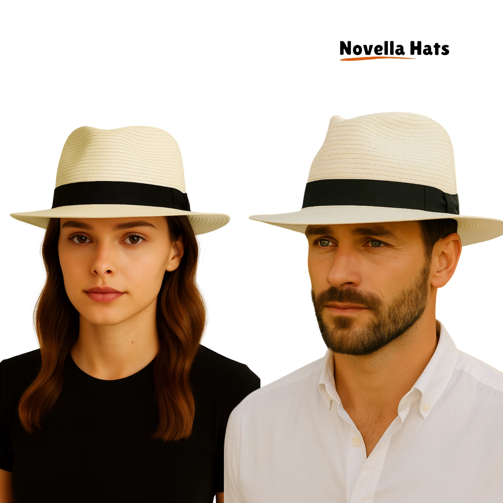 Summer Straw Fedora Sun Hat – Lightweight Packable Hat for Men & Women Stylish
Opens in a new window