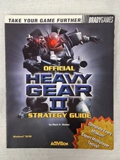 Official HHeavy Gear II Strategy Guide Brady Games Very RARE!!