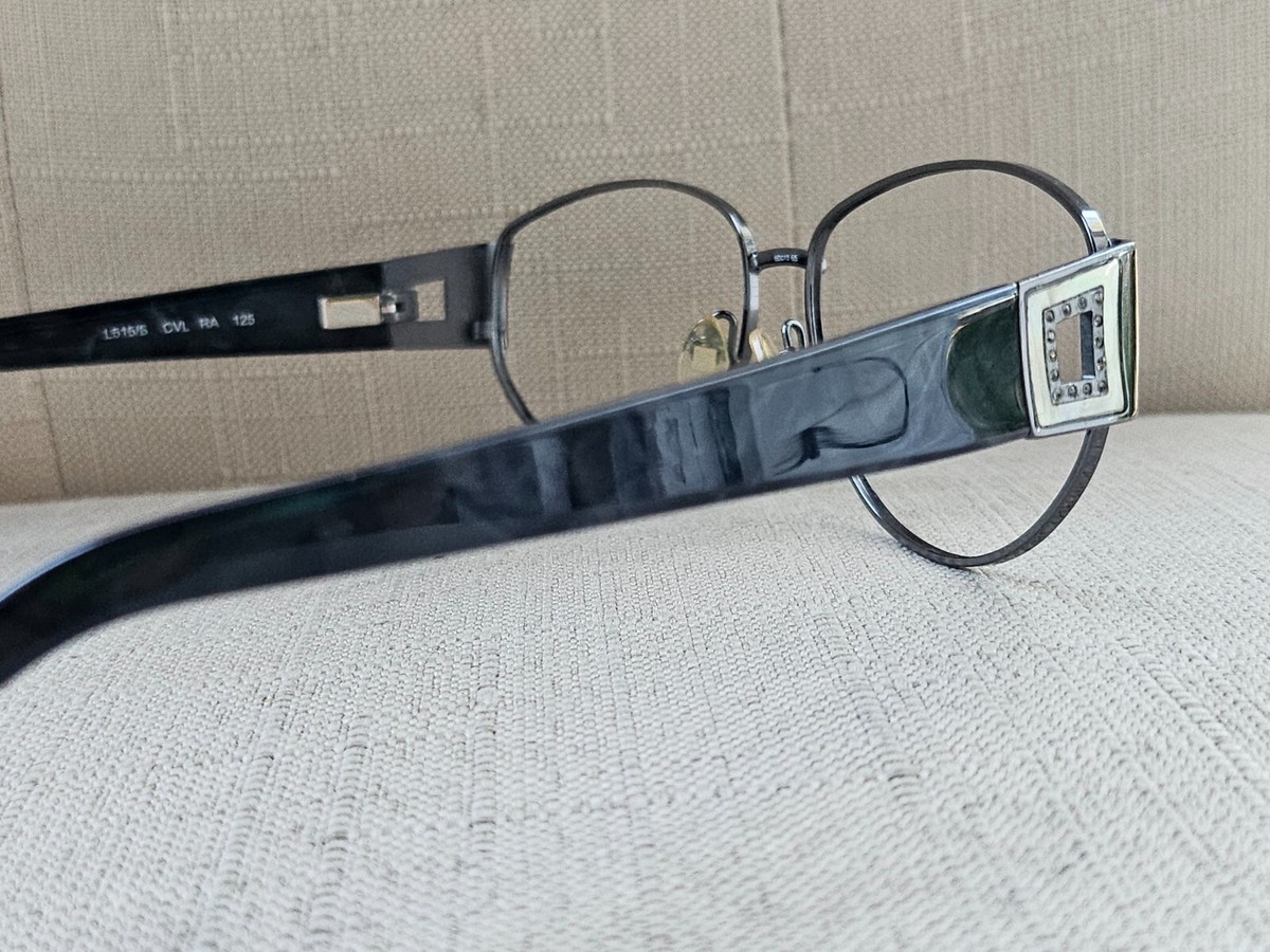Liz Claiborne L515/S Black Gray Oval Sunglasses Frames Liz Claiborne Women Glasses/Sunglasses L515/S CVL RA 125 60  main image 3