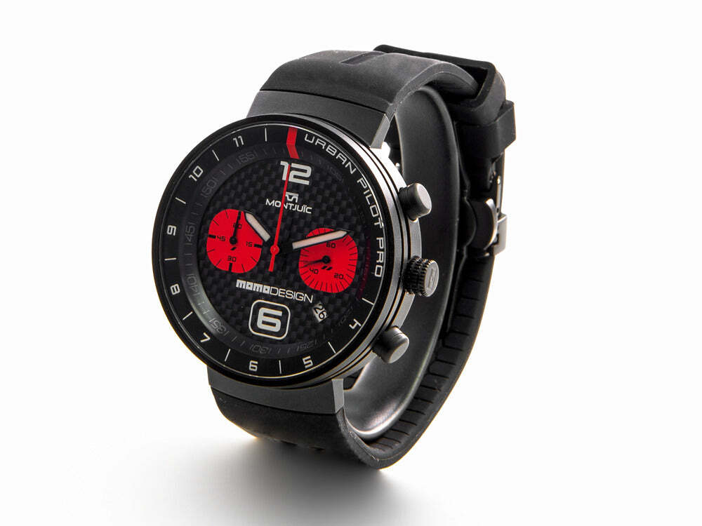 Montjuic X Momo Design Urban Pilot Red, Quartz Watch MJ2.1007MOMO