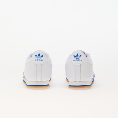 adidas Mens Kick K74 Shoes in White / Blue and Scarlet Trainers UK