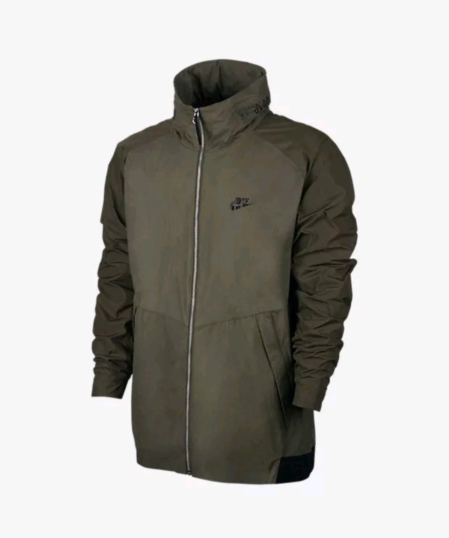 Nike Sportswear Air Max Jacket Olive/Black Men's Size Small 861598