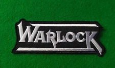 WARLOCK (a) Sew / Iron On Badge Rock Music Festival Patch