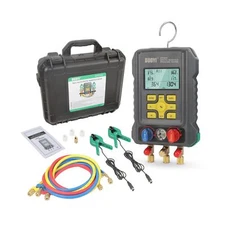 Digital Manifold Gauge for 93 Refrigerant Digital Manifold Gauge Set HVAC Pre...