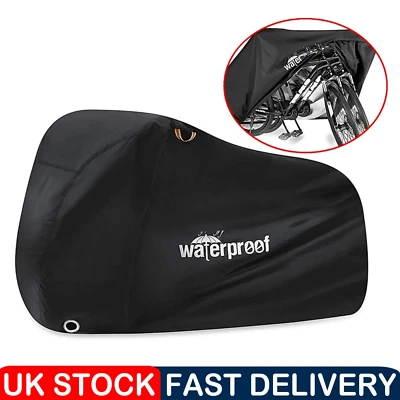 Waterproof Mountain Bike Bicycle Cover Heavy Duty Outdoor Protector 1/2Bikes - Image 1 of 4