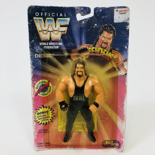 Vintage WWF Just Toys 1994 Bend-Ems Series 1 Diese...