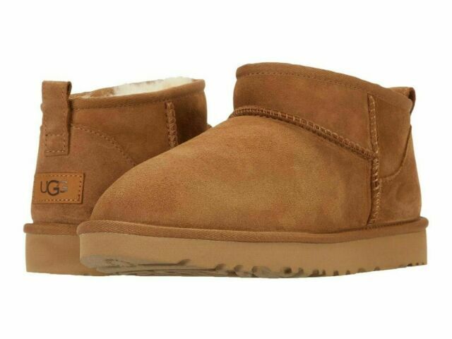 UGG Women's Classic Ultra Mini Ankle Boot - Size 7, Chestnut for sale  online | eBay