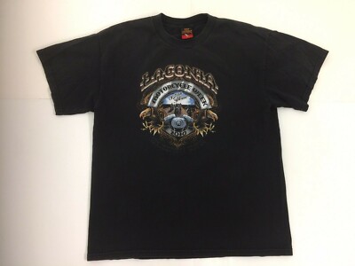 HOT LEATHERS Tシャツ XL LACONIA MOTORCYCLE Hot Leathers Laconia Motorcycle Week Mens T-Shirts Color