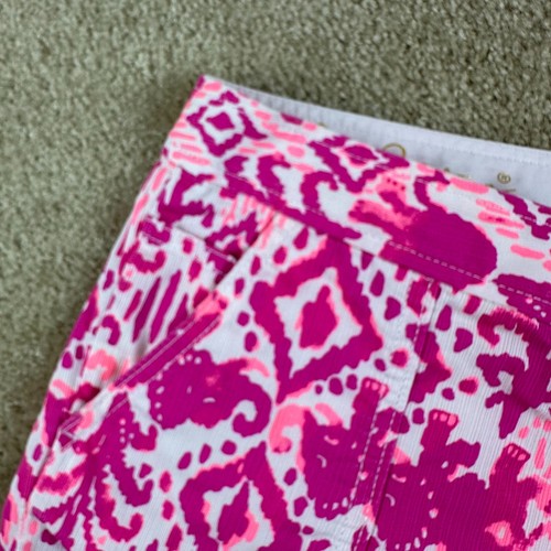 Lilly Pulitzer Liana Shorts 4 pattern hot pink pockets 3" preppy - Picture 4 of 18