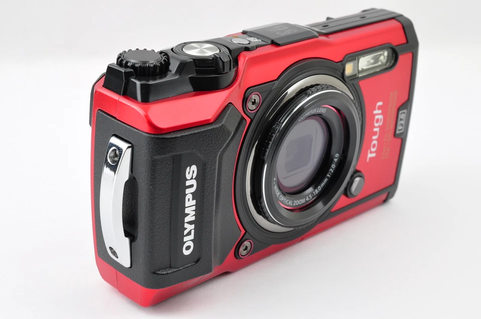 Cámara digital Olympus Tough TG-5 12MP impermeable roja de Japón TOP COMO NUEVA Foto 4 de 4